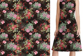 大牌 手绘花  图案 水彩花