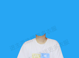 女生短袖证件照