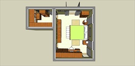 草图大师模型家装模型1居室
