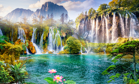 山水装饰画图片