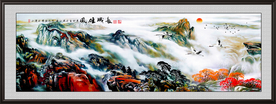 国画山水画