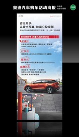 汽车购车活动海报