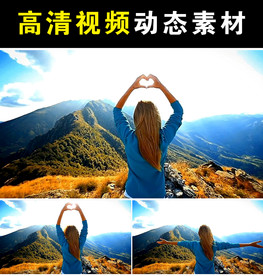 美女背影mp4短视频素材