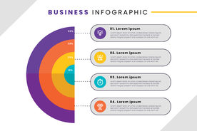 信息图标标题模块