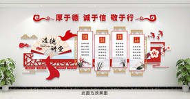 道德讲堂文化墙