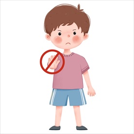 卡通风格拒绝误导消费插画