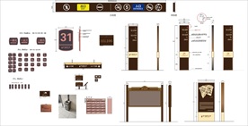 高档小区标识标牌