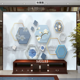 梦幻3D五边形几何