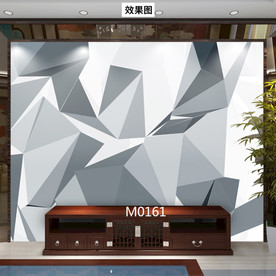3D立体空间几何背景墙