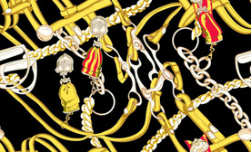 服装印花 链条皮带