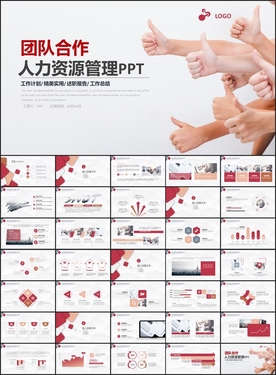 团队合作人力资源管理动态PPT