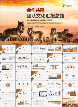 企业文化团队合作共赢PPT