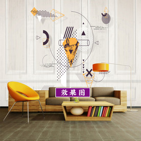 3D几何 立体 背景墙