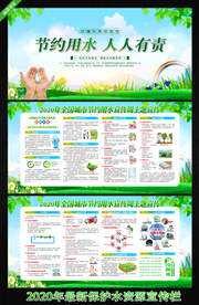 节约用水海报  节约用水宣传栏