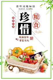 食堂文化珍惜粮食