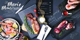 西餐厅菜单 海陆精选