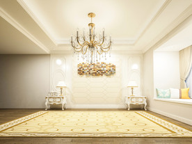 现代背景墙 卧室3D效果摄影墙