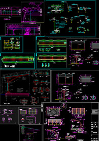 自行车棚施工图