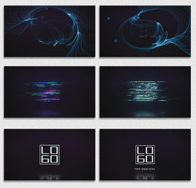 信号线LOGO片头AE模板