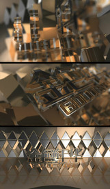 奢华金色字体入场AE模版