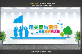 校园文化墙 学校文化