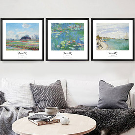 欧式油画风景清新装饰画