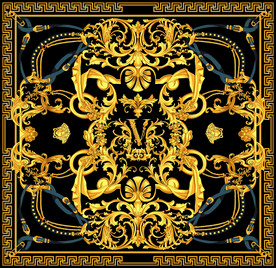 复古范思哲方巾