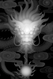 龙牌灰度图