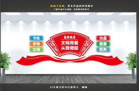 食堂餐厅文化墙