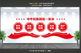 民族团结文化墙