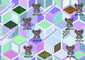 委屈的小熊 分层