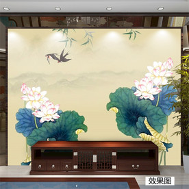 水墨荷花 国画 花鸟