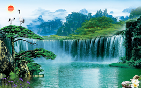 山水画 水墨山水画 意境山水画