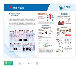 高血压冠心病展架