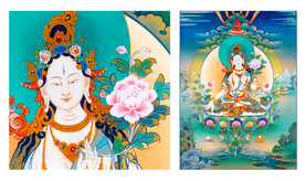 白度母唐卡卓玛