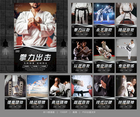 跆拳道海报
