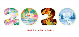 2020 手绘插画字