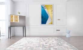 极简现代客厅沙发背景墙