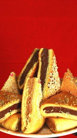 中秋大月饼可口食欲竖屏唯美特写