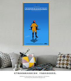 新中式山水画意境山水画油画风景