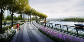 滨河景观带设计效果图