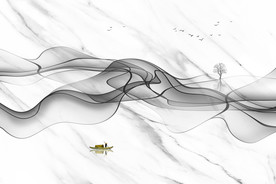 水墨纹大理石背景墙