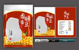 香酥蚕豆(展开图)