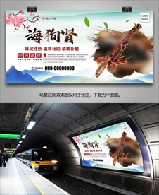 海狗肾简介海报灯箱展板展架挂画