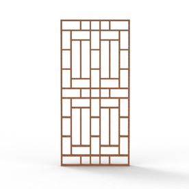 中式古典窗户C4D模型KS工程