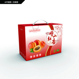 红杏礼盒 崂山红杏
