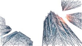 建筑抽象数字概念图