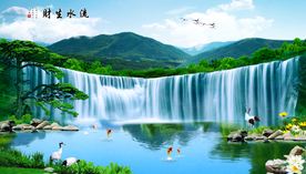 山水画 水墨山水画 意境山水画