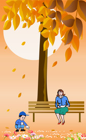 新中式装饰画枫叶红了