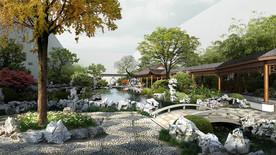 古建园林设计效果图